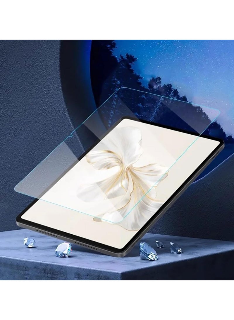 قطعتين  واقي شاشة من الزجاج المقوى لهاتف هونر باد X9 مقاس 11.5 بوصة شفاف - Image 2